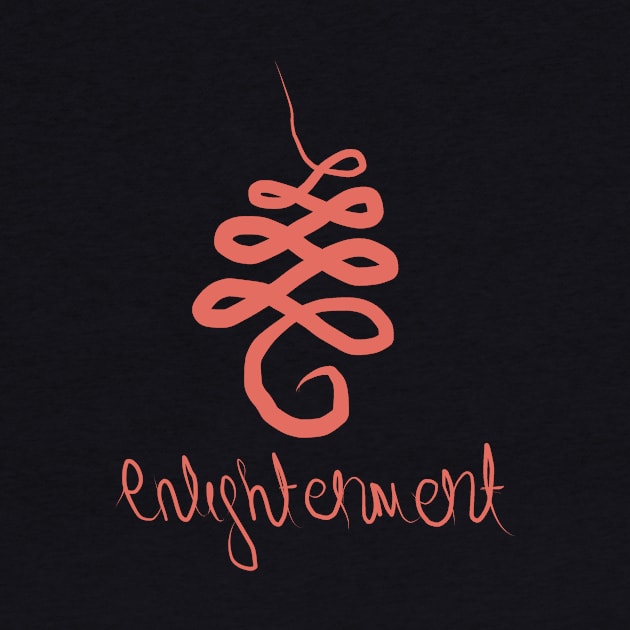 Enlightenment Design Symbol Orange by EquilibriumArt